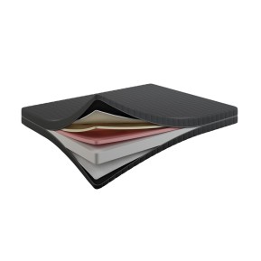 Materac Aero Latex Memory Foam 16 cm – Lateks + VISCO + PUR, H3, Pokrowiec Szary PREMIUM