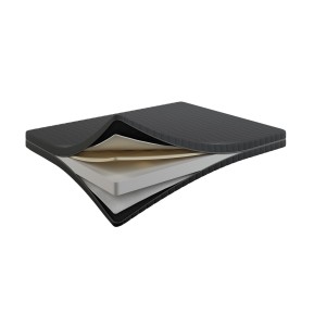 Materac Aero Soft Latex Foam 13 cm – Lateks + PUR, Dwustronny H2/H3, Pokrowiec Szary PREMIUM