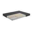 Materac Aero Soft Latex Foam 13 cm – Lateks + PUR, Dwustronny H2/H3, Pokrowiec Szary PREMIUM