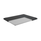 Topper Pure Foam Top 4 cm – Pianka PUR, Dwustronny H3, Pokrowiec Szary PREMIUM z owatą, Gumy mocujące