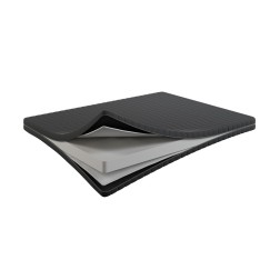 Materac PureForm Foam 11 cm – Pianka PUR, H3, Pokrowiec Szary PREMIUM