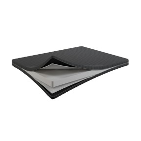 Materac PureForm Foam 11 cm – Pianka PUR, H3, Pokrowiec Szary PREMIUM